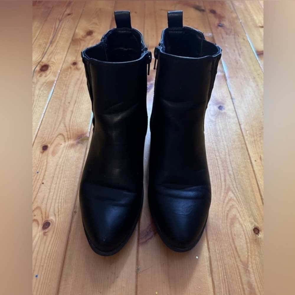 Streetwear Society Black Ankle Boots - size 7 - Picture 2 of 5